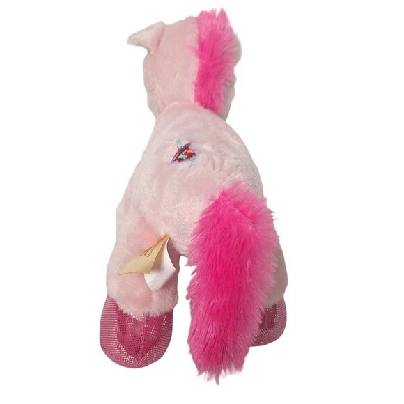 Dan Dee Pink Unicorn Plush Valentine Heart Arrow Stuffed Animal 2016 13" - Picture 4 of 10